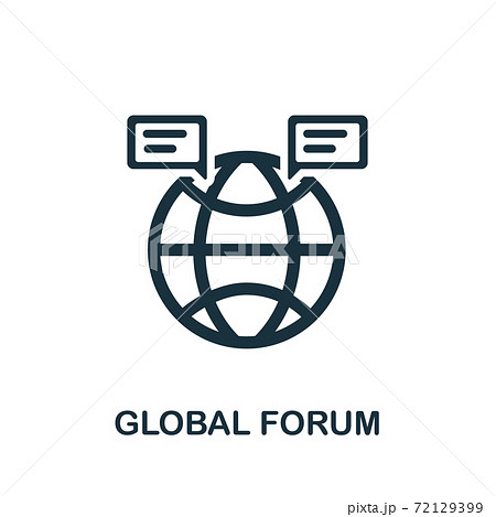 Global Forum icon. Simple element from business organization collection. Creative Global Forum icon for web design, templates, infographics and more Global Forum icon. Simple element from business organization collection. Creative Global Forum icon for web design, templates, infographics and more 72129399
