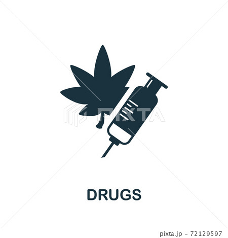 Drugs icon. Simple illustration from biohacking collection. Creative Drugs icon for web design, templates, infographics Drugs icon. Simple illustration from biohacking collection. Creative Drugs icon for web design, templates, infographics 72129597