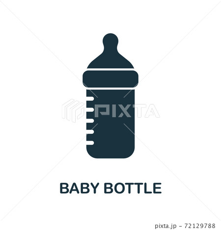 Baby Bottle icon. Simple element from baby feeding collection. Creative Baby Bottle icon for web design, templates, infographics and more 72129788