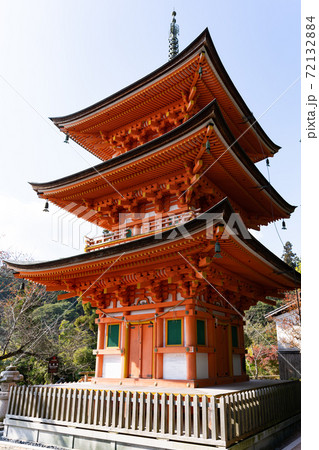 【滋賀県】 竹生島 三重塔 【滋賀県】 竹生島 三重塔 72132884