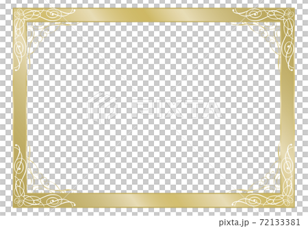 Antique-style classical frame - Stock Illustration [72133381] - PIXTA