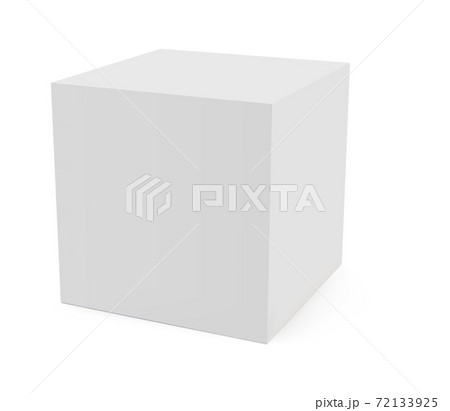 Dice cube mockup isolated on white background Dice cube mockup isolated on white background 72133925