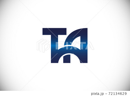 Initial Monogram Letter T A Logo Design Vector Template. T A Letter Logo Design 72134629