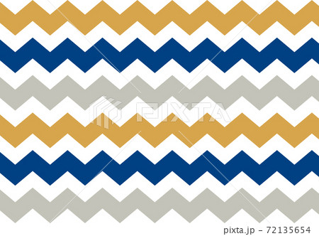 北欧モダン パターン 背景壁紙 ブルーゴールド 4 ギザギザ ジグザグのイラスト素材