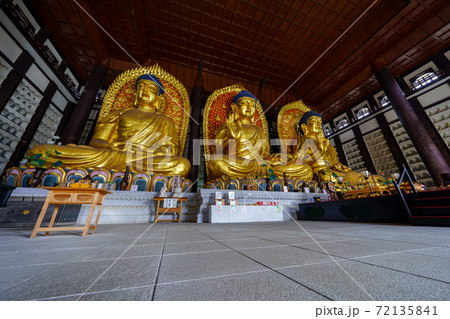 長楽寺(阿弥陀如来像.釈迦如来像.薬師如来像3)の写真素材 [72135841] - PIXTA