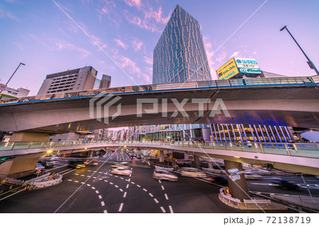 日本の東京都市景観 渋谷ストリームなどを望む 日本の東京都市景観 渋谷ストリームなどを望む 72138719