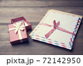 gift box and letter 72142950