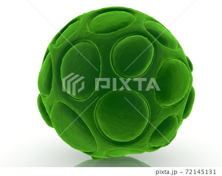 Green colors abstract ball on white background Green colors abstract ball on white background 72145131