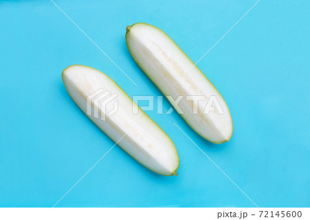 Winter melon on blue background. 72145600
