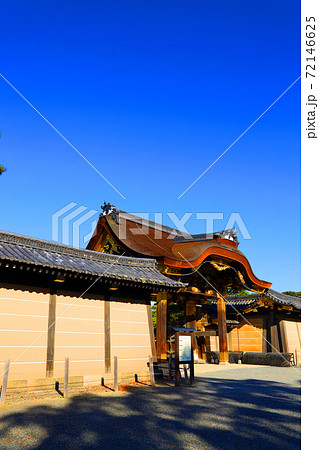 京都市中京区の元離宮二条城（世界遺産）の風景、お城、二条城、京都、歴史【12月】 72146625