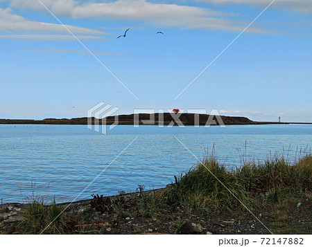 根室港の弁天島 72147882