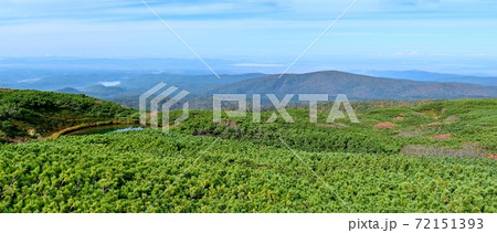遊歩道から見たパノラマ情景＠大雪山旭岳、北海道 72151393