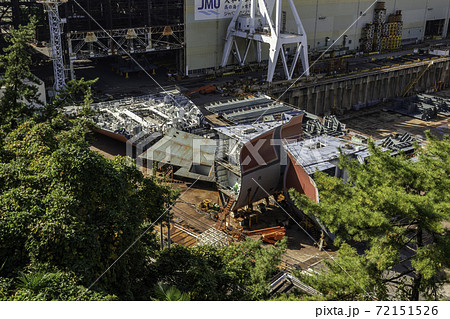 ジャパンマリンユナイテッド　呉事業所　造船ドック　広島県呉市 72151526