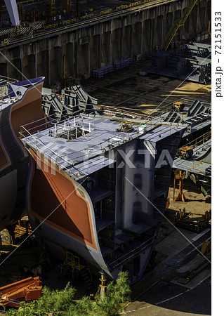 ジャパンマリンユナイテッド　呉事業所　造船ドック　広島県呉市 72151533