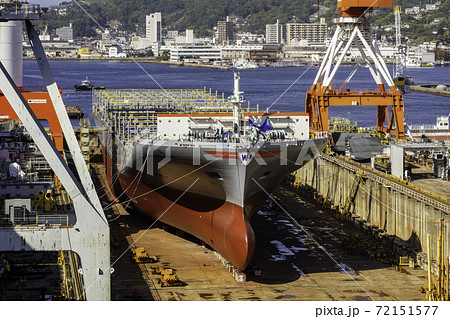 ジャパンマリンユナイテッド　呉事業所　造船ドック　広島県呉市 72151577