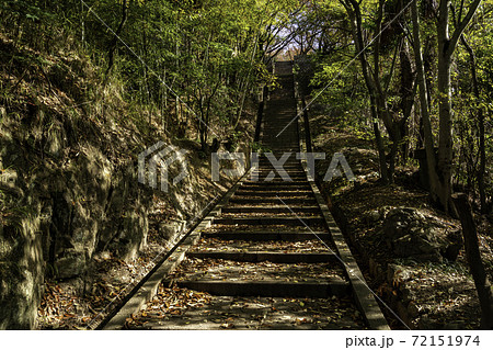 串山公園への階段　広島県呉市 72151974