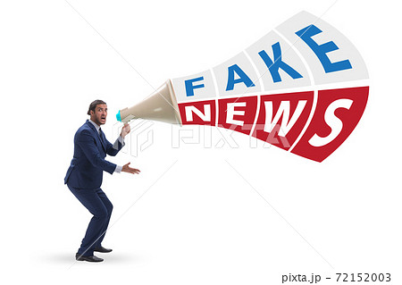 Fake news concept in information manipulation concept 72152003