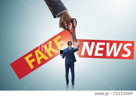 Fake news concept in information manipulation concept 72152004