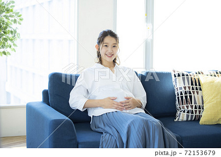 妊婦 臨月 マタニティ 妊婦 臨月 マタニティ 72153679