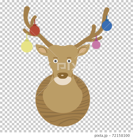 馴鹿壁掛的插圖 72158100