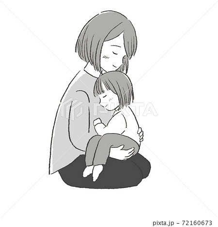 子供を抱く母親 72160673