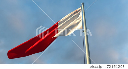 3d rendering of the national flag of the Malta 72161203