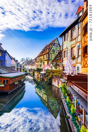 Colmar, France. Petite Venise and Christmas in Alsace. Colmar, France. Petite Venise and Christmas in Alsace. 72161664
