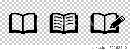 Book Icon Set / Simple / Notebook / Reading / Study / Learning / Pencil / Business 72162340