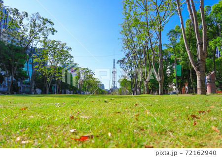 久屋大通パーク、テレビ塔の見える風景〈愛知県名古屋市〉 久屋大通パーク、テレビ塔の見える風景〈愛知県名古屋市〉 72162940
