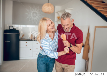 Man and woman spending time together and having fun 72162941