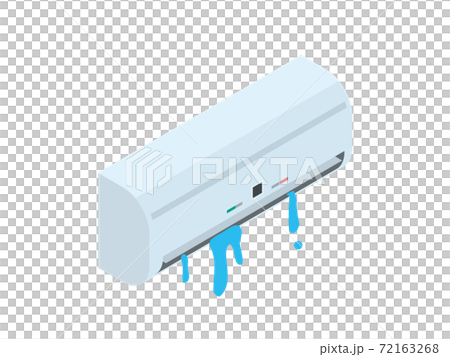 水が漏れるエアコン 72163268