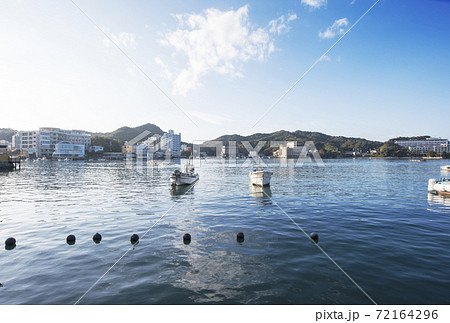 鳥羽温泉郷 鳥羽の海 温泉街 伊勢志摩観光スポットの写真素材