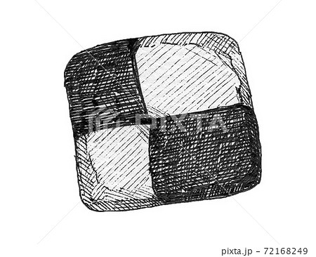 よくあるクッキー ヴィンテージ風のイラスト素材