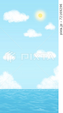海と空と太陽の背景イメージ 海と空と太陽の背景イメージ 72169296