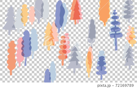 Forest vector illustration background material 72169789