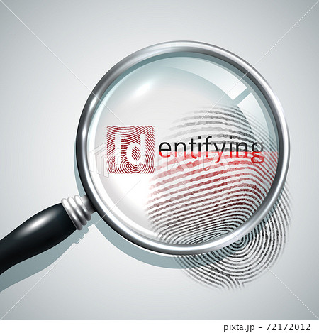 Fingerprint Search Illustration Fingerprint Search Illustration 72172012