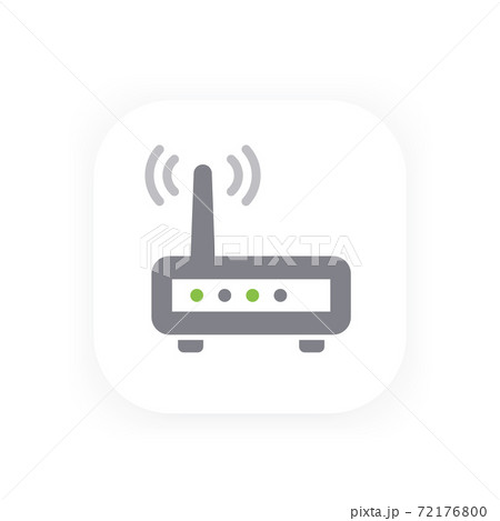 Router Vector Icon Wifi Modem Vector Illustrationのイラスト素材 Router Vector Icon Wifi Modem Vector Illustrationのイラスト素材