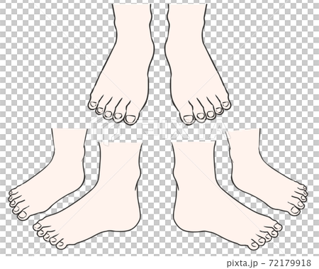 Foot variation white Foot variation white 72179918