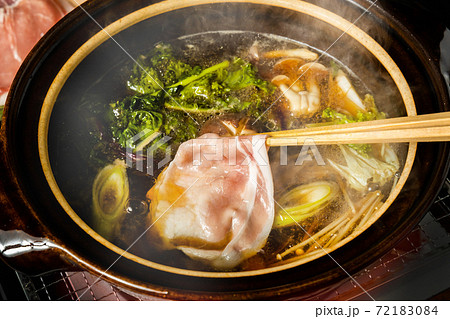 高級豚肉しゃぶしゃぶ Shabu-shabu japanese food 高級豚肉しゃぶしゃぶ Shabu-shabu japanese food 72183084