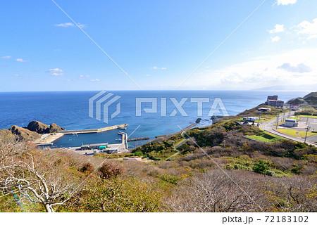 龍飛崎風景 竜飛岬 龍飛漁港 津軽海峡 青森県外ヶ浜町 龍飛崎風景 竜飛岬 龍飛漁港 津軽海峡 青森県外ヶ浜町 72183102