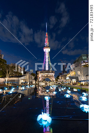 名古屋市中区　栄　久屋大通公園　名古屋テレビ塔　レイヤードヒサヤオオドオリパーク　　アカリバ久屋 72183495