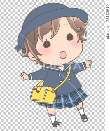 制服を着た女の子 72183610