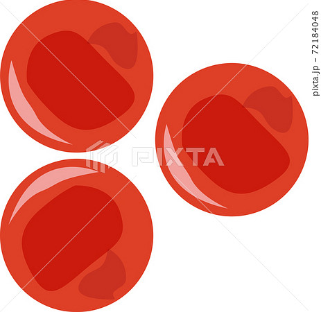 いくらの粒のイラストのイラスト素材