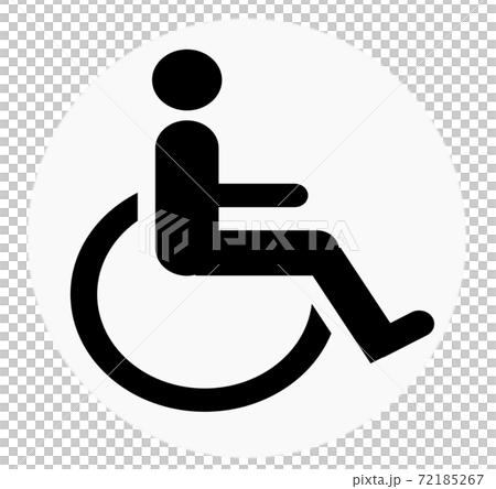 Wheelchair simple logo 72185267