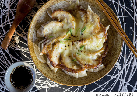 Japanese gyoza or dumplings snack 72187599