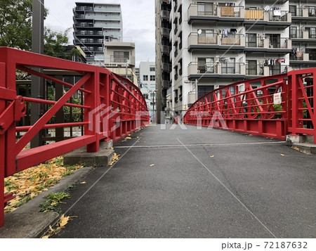 大横川の赤橋 72187632