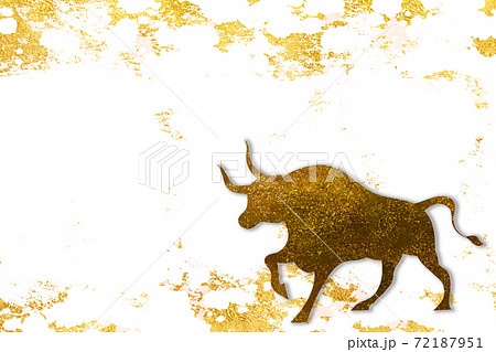 雄牛の画像・年賀状・干支・2021 雄牛の画像・年賀状・干支・2021 72187951