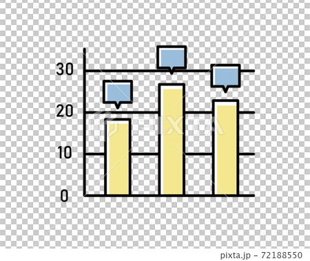 Bar chart illustration set / icon / data /... - Stock Illustration ...