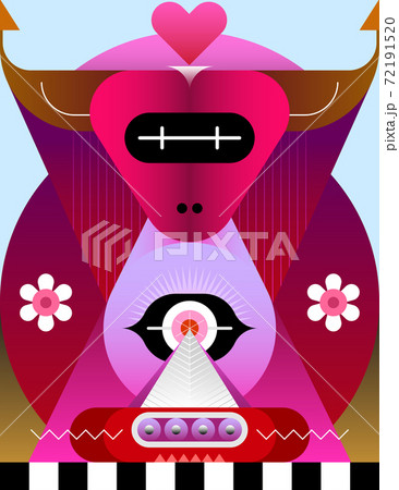 Taurus Zodiac Sign vector illustration 72191520