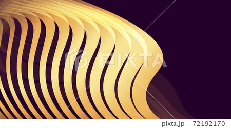 Abstract background of striped texture, optical ilusion of steps or layers made of gold, wallpaper cover 72192170